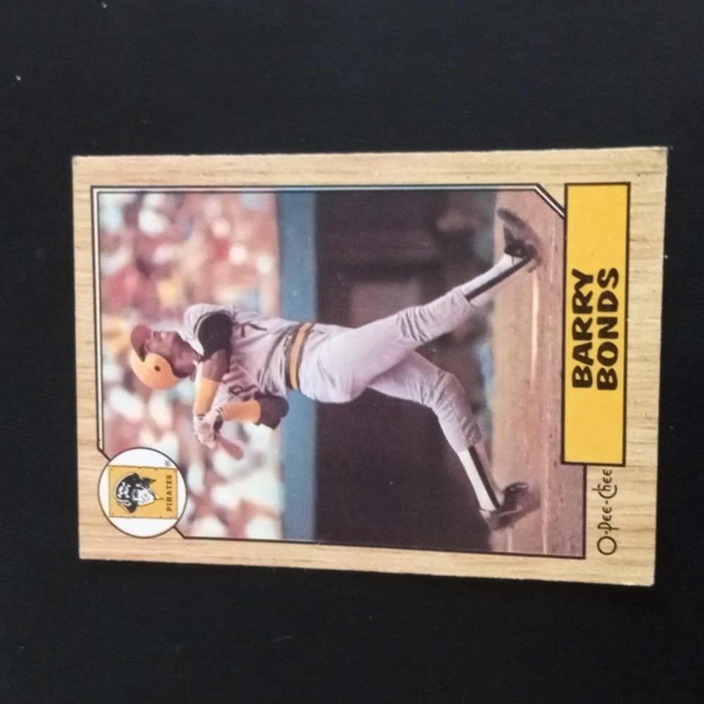1987 O Pee Chee Barry Bonds Rookie Card